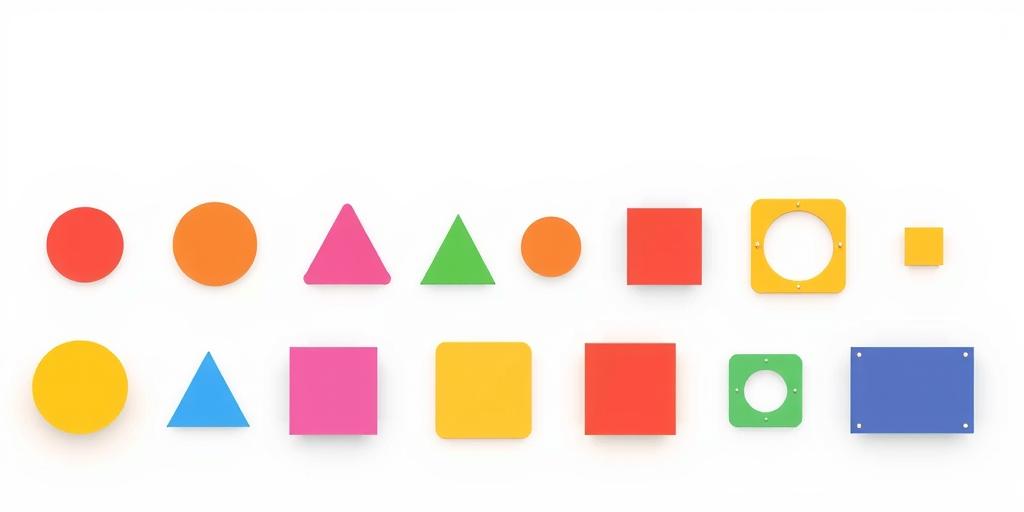 properties of common geometric shapes infographic