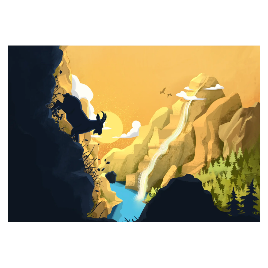 Vector layered parallax scrolling hero section design for BRITE INSTITUTE, visually engaging website header with depth effect, created by Draftss, unlimited hero section design, parallax website example, unlimited graphic designs, draftss, draftss portfolio, 